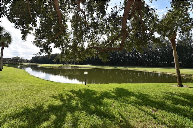 view of water feature