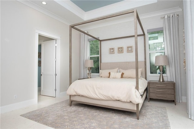 95 Strand Dr, Vero Beach, FL 32963 - bedroom featuring ornamental molding