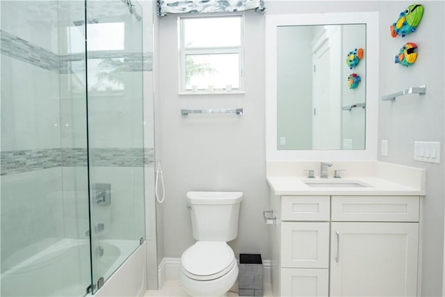95 Strand Dr, Vero Beach, FL 32963 - full bathroom with vanity and combined bath / shower with glass door