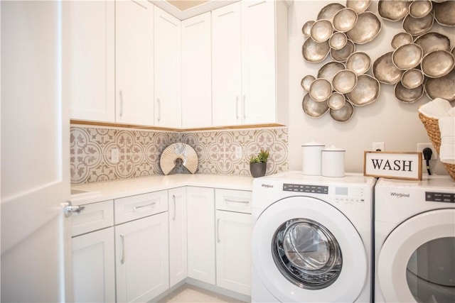 95 Strand Dr, Vero Beach, FL 32963 - laundry room with separate washer and dryer and cabinet space