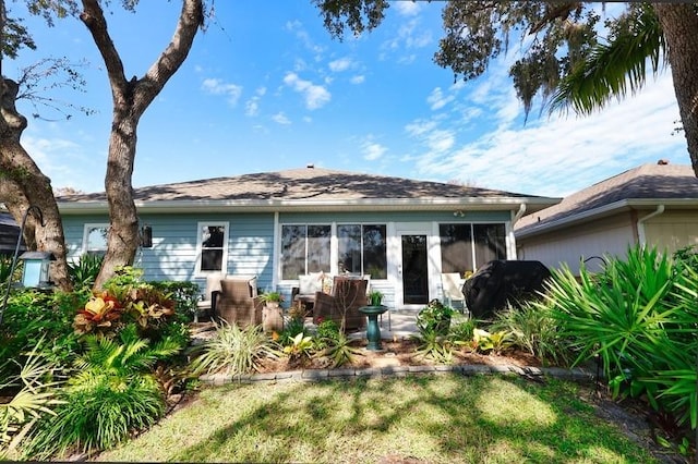 view of back of property