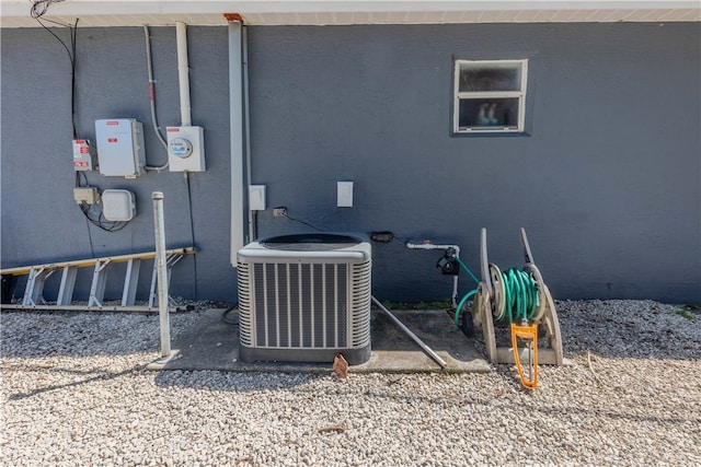 details featuring central AC unit