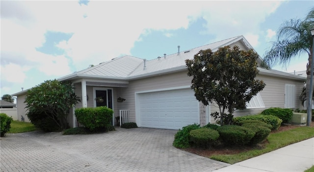 ranch-style house with a garage