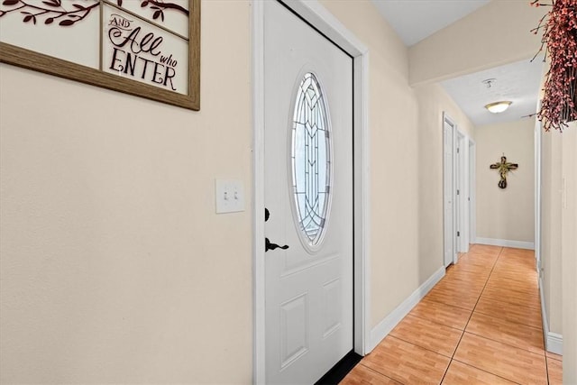 foyer entrance featuring hardwood / wood-style flooring