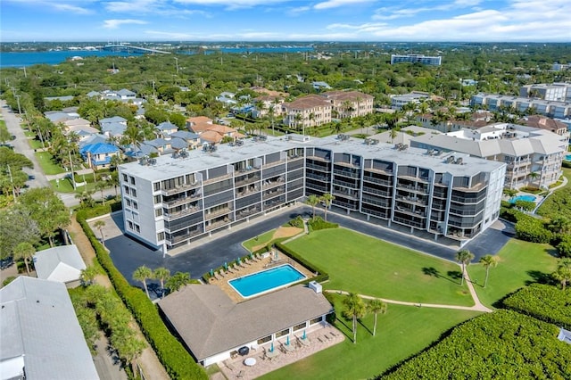 1480 Ocean Dr Unit 4C, Vero Beach, FL 32963 - drone / aerial view of a pool and apartment complex