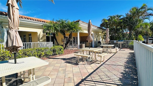 view of patio