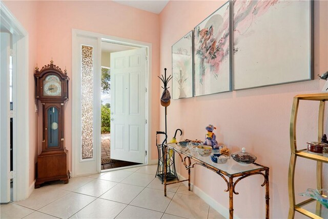 3255 W Brookfield Way, Vero Beach, FL 32966 - tiled foyer with baseboards