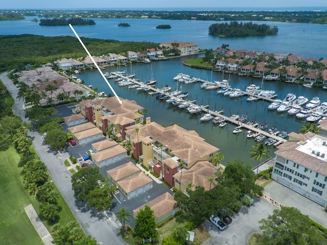 5540 N Harbor Village Dr Unit 103, Vero Beach, FL 32967 - aerial view of numerous boat docks and a large body of water