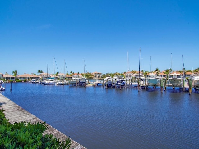 5540 N Harbor Village Dr Unit 103, Vero Beach, FL 32967 - water view featuring a dock