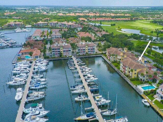 5540 N Harbor Village Dr Unit 103, Vero Beach, FL 32967 - drone / aerial view of a large body of water