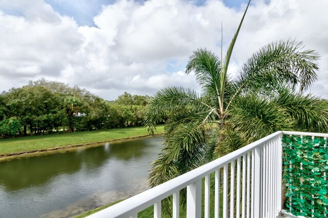 view of water feature