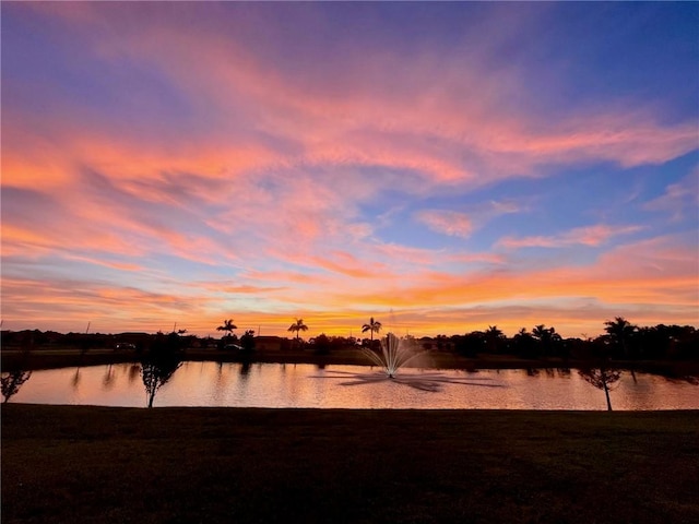 property view of water