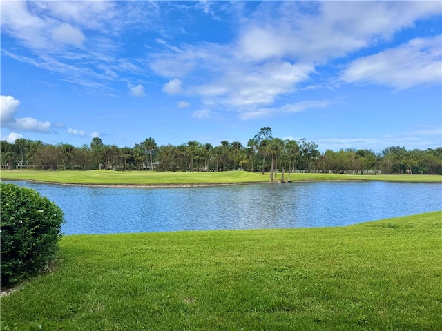 property view of water