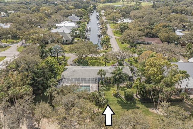 bird's eye view featuring a residential view