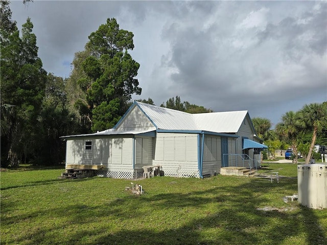 view of outdoor structure featuring entry steps