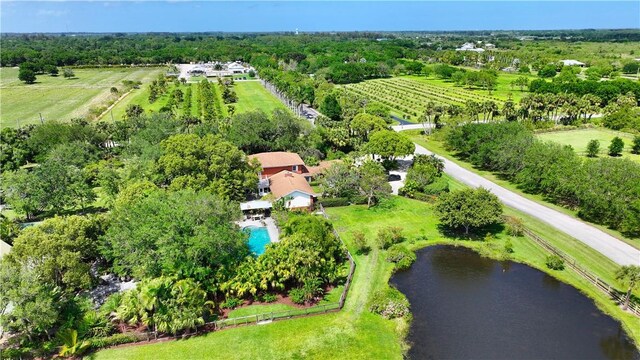 315 62nd Ct SW, Vero Beach, FL 32968 - aerial view with a water view and a rural view