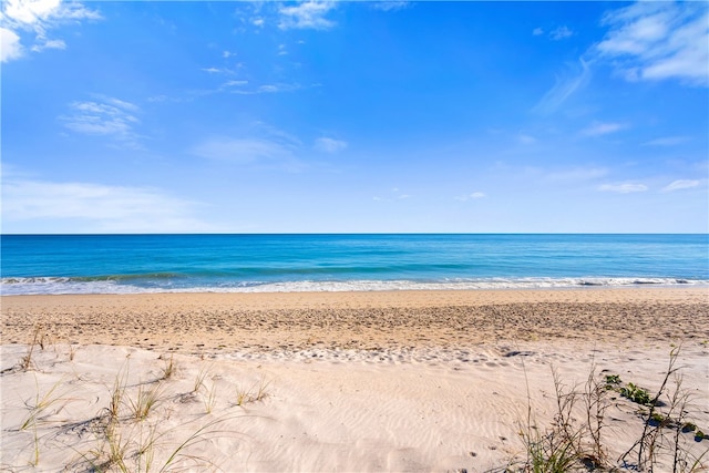 water view featuring a view of the beach