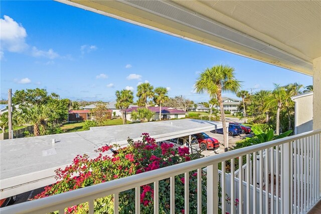 4019 Silver Palm Dr Unit 8, Vero Beach, FL 32963 - balcony with a residential view