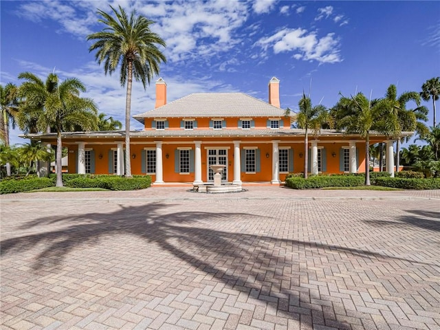 view of front of home with a porch