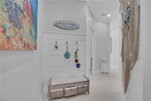 view of mudroom