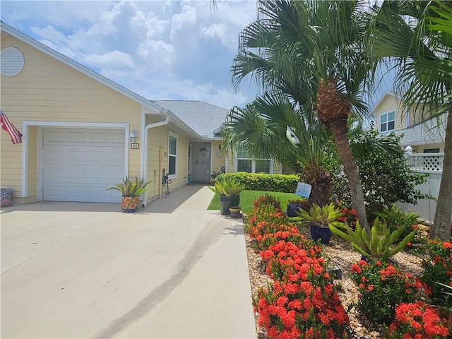 495 9th Pl, Vero Beach, FL 32960 - view of front of house with a garage and driveway