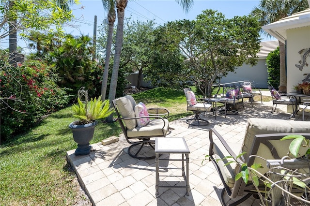 view of patio