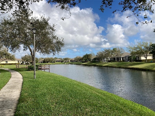 property view of water