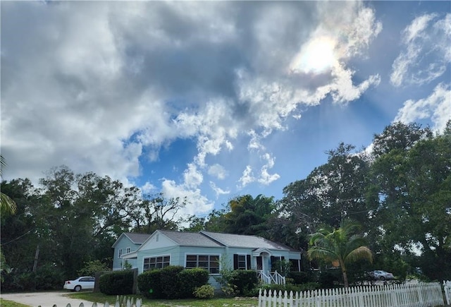 view of ranch-style home