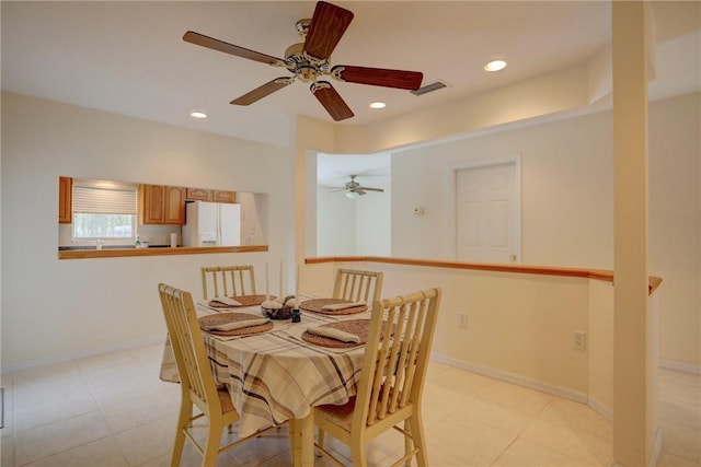 view of dining room