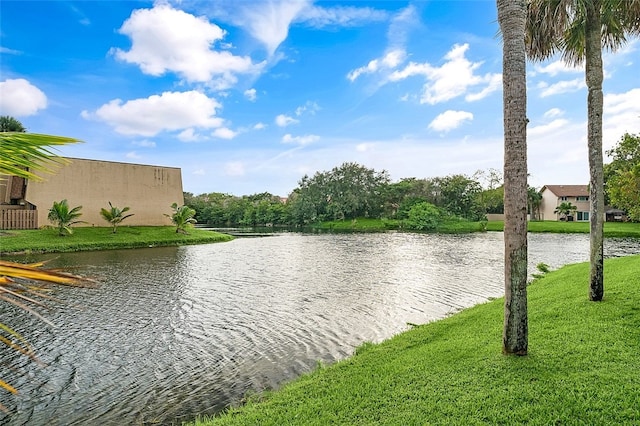 view of water feature