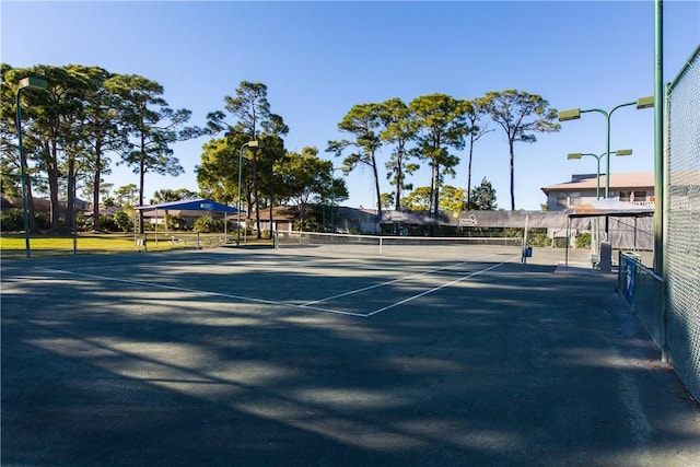 view of sport court