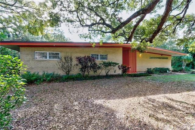 view of ranch-style home