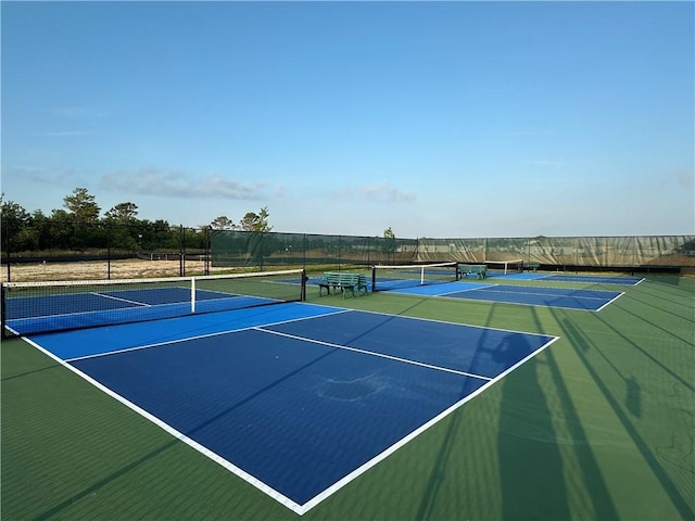 4131 Keeson Cir, Vero Beach, FL 32967 - view of tennis court featuring community basketball court