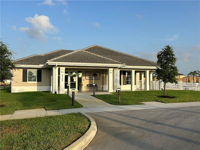 4131 Keeson Cir, Vero Beach, FL 32967 - view of front of property featuring stucco siding and a tile roof