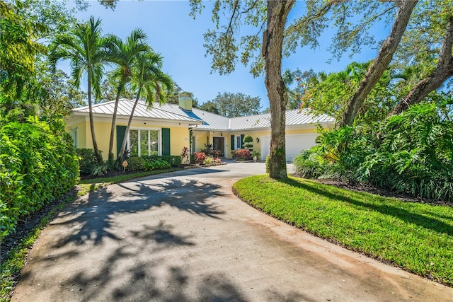 ranch-style house with a garage