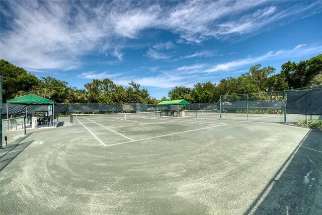 view of sport court