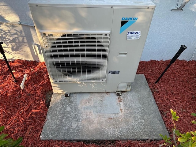 exterior details featuring ac unit