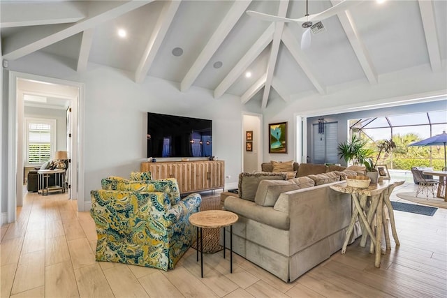 951 W Polo Grounds Dr, Vero Beach, FL 32966 - living room with light wood-style floors