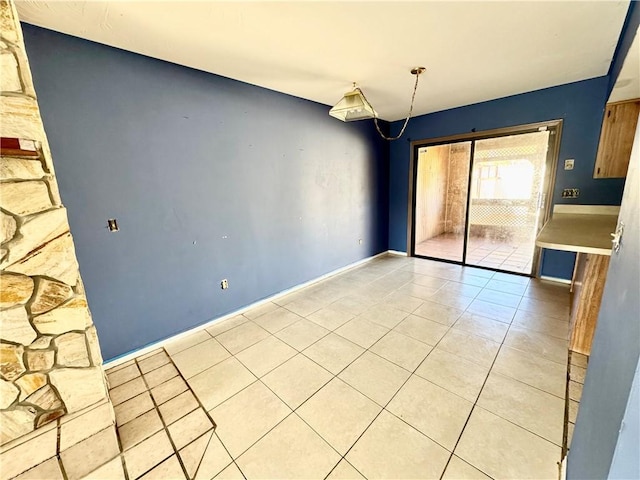 tiled bedroom with ceiling fan