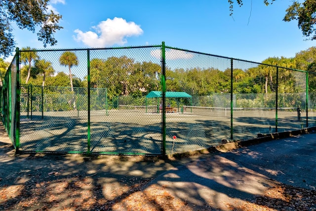 view of sport court