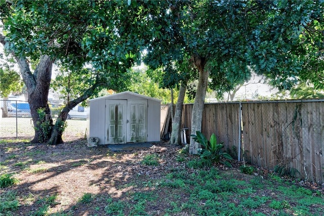 view of outbuilding