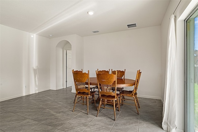 view of dining area