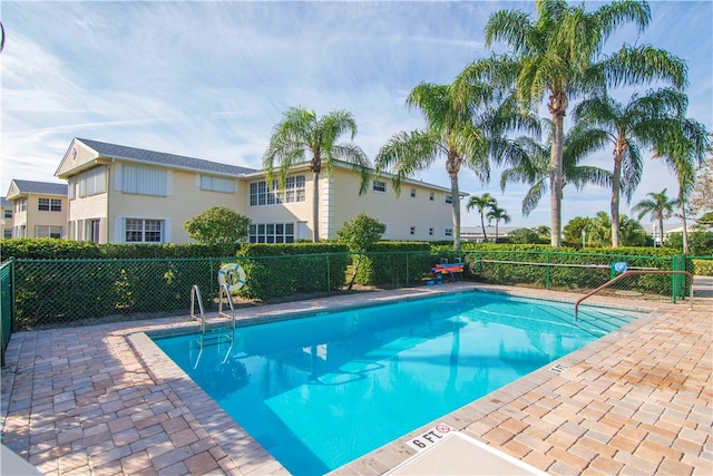 view of pool