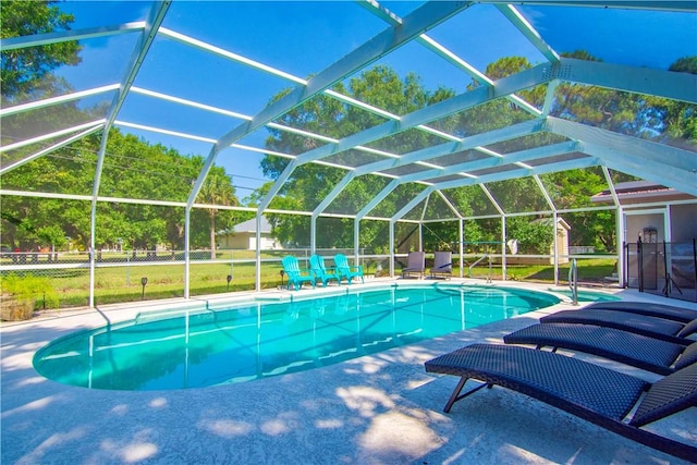 955 28th Ave, Vero Beach, FL 32960 - outdoor pool with a patio and a lanai
