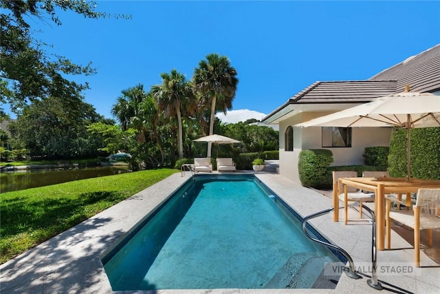 pool featuring a patio