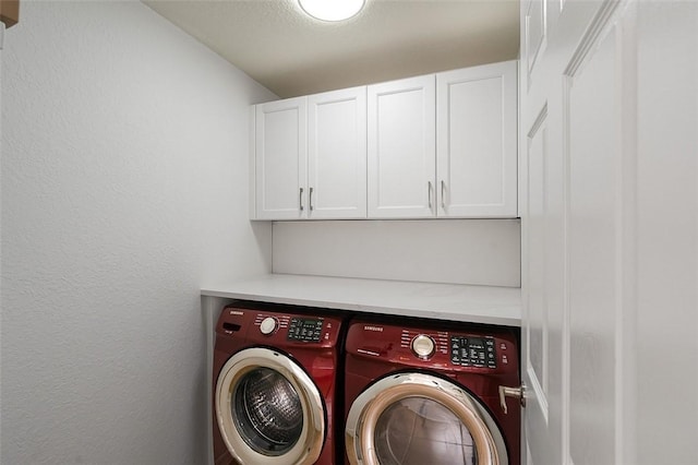 4455 55th St, Vero Beach, FL 32967 - washroom featuring washer and dryer and cabinet space