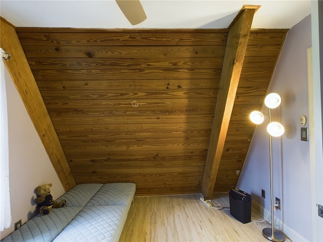 bedroom featuring light wood-type flooring