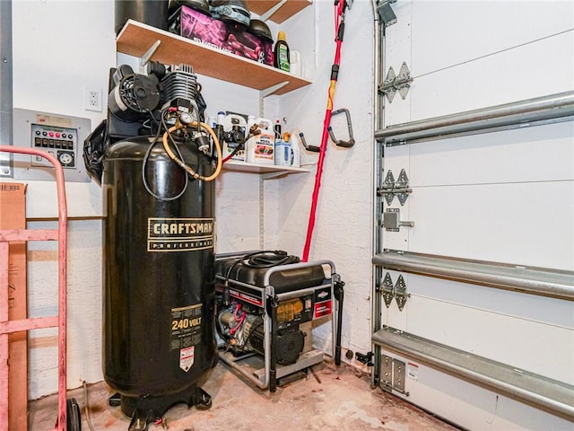 view of utility room