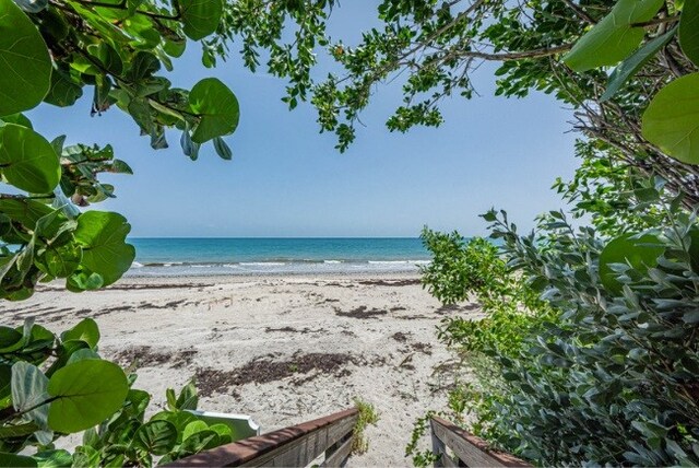 water view with a beach view