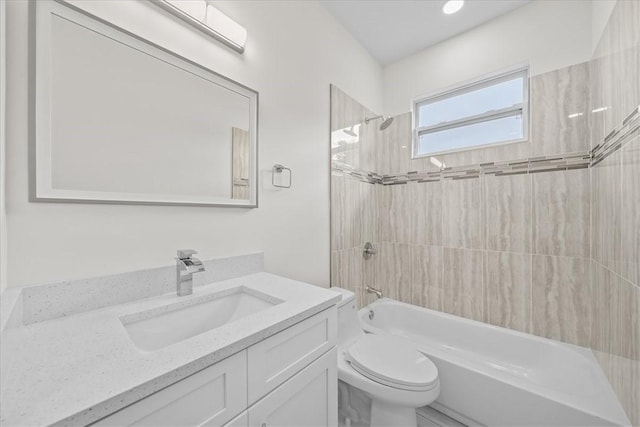 7160 Carlowe Ave, Cocoa, FL 32927 - bathroom with vanity and  shower combination